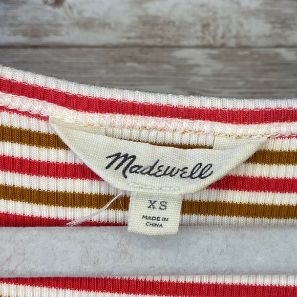 Striped Madewell Swingy Tee Dress - XS - Picture 7 of 7